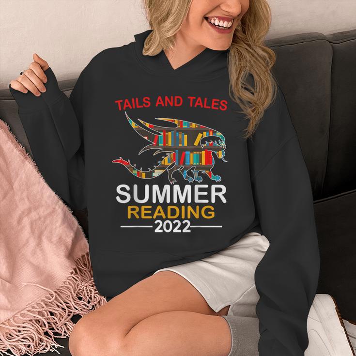 Tails And Tales Summer Reading 2022 Book Reading Teen Dragon Unisex Hoodie Tails And Tales Summer Reading 2022 Book Reading Teen Dragon Unisex Hoodie