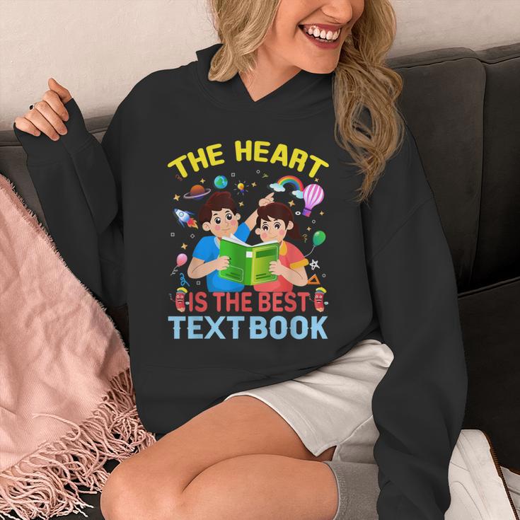 Teacher Heart Text Book For Men Women Unisex Hoodie Teacher Heart Text Book For Men Women Unisex Hoodie