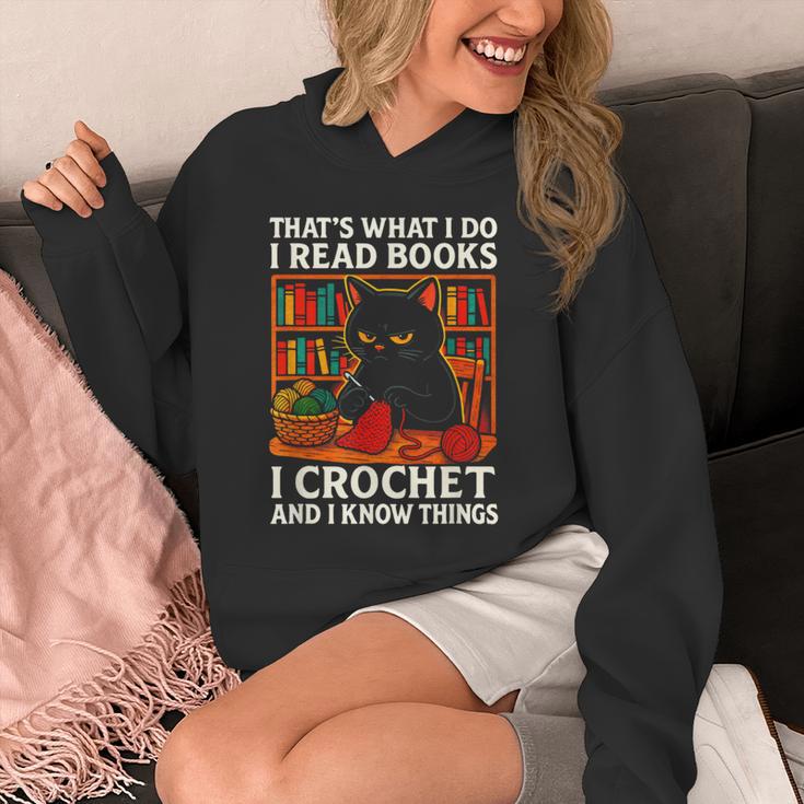 That's What I DO I Read Books Crochet Cat Unisex Hoodie That's What I DO I Read Books Crochet Cat Unisex Hoodie