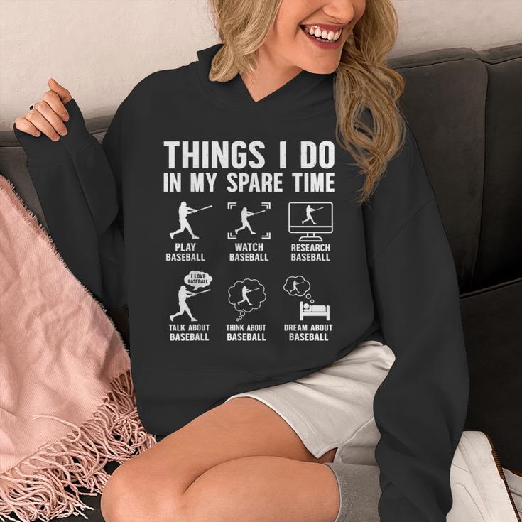 Things I Do In My Spare Time Baseball Lovers Kids Boys Unisex Hoodie Things I Do In My Spare Time Baseball Lovers Kids Boys Unisex Hoodie