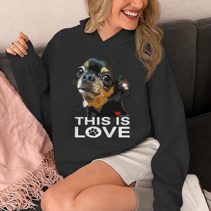 This Is Love And Tan チワワ犬 長袖tシャツ パーカー