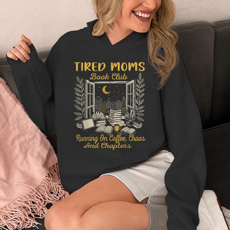 Tired Moms Book Club Running On Coffee Chaos And Chapters Unisex Hoodie Tired Moms Book Club Running On Coffee Chaos And Chapters Unisex Hoodie