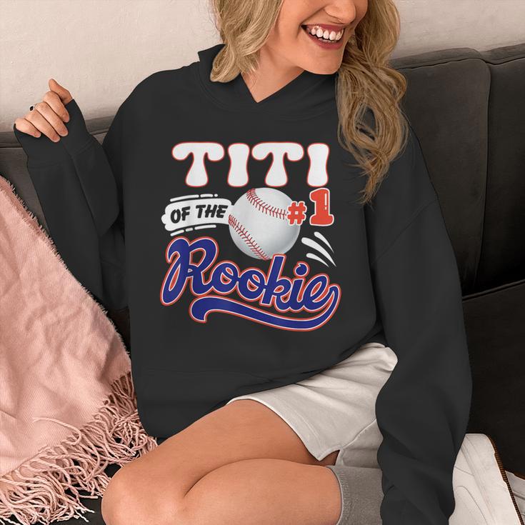 Titi Rookie Of Year 1st Birthday Baseball Theme Matching Unisex Hoodie