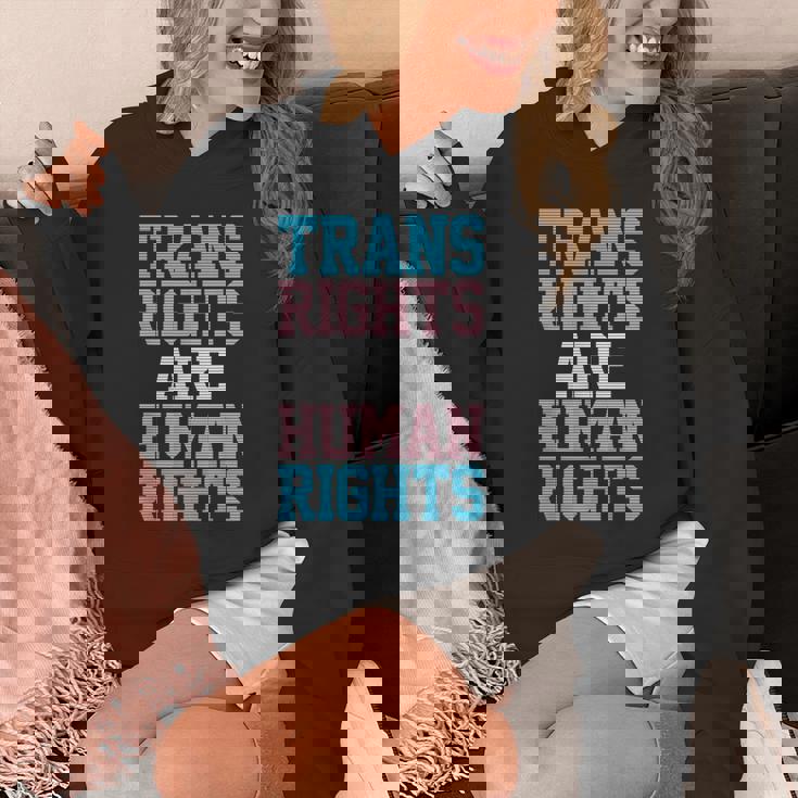 Trans Rights Are Human Rights Lgbtq トランスジェンダー フラッグ プライド パーカー
