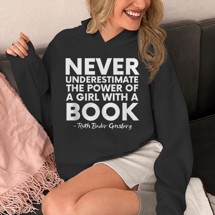 Never Underestimate The Power Of A Girl With A Book RGB Unisex Hoodie Never Underestimate The Power Of A Girl With A Book RGB Unisex Hoodie