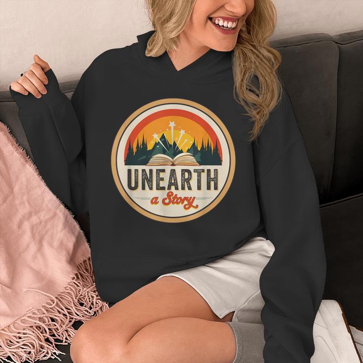 Unearth a Story Summer Reading 2026 Book Vintage Retro Unisex Hoodie Unearth a Story Summer Reading 2026 Book Vintage Retro Unisex Hoodie