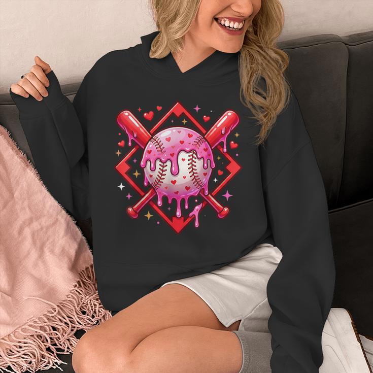 Valentines Day Baseball Boys Ice Cream Drip Heart Youth Kids Unisex Hoodie Valentines Day Baseball Boys Ice Cream Drip Heart Youth Kids Unisex Hoodie