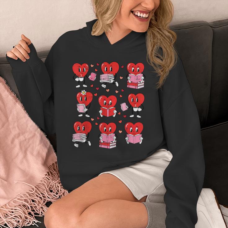 Valentines Day Librarian Heart Reading Book Women Men Kids Unisex Hoodie Valentines Day Librarian Heart Reading Book Women Men Kids Unisex Hoodie