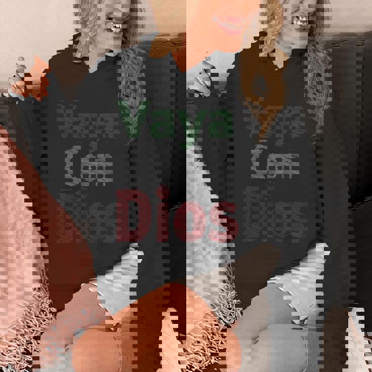 Vaya Con Dios Go With God Walk With God インスピレーションtシャツ 長袖tシャツ パーカー