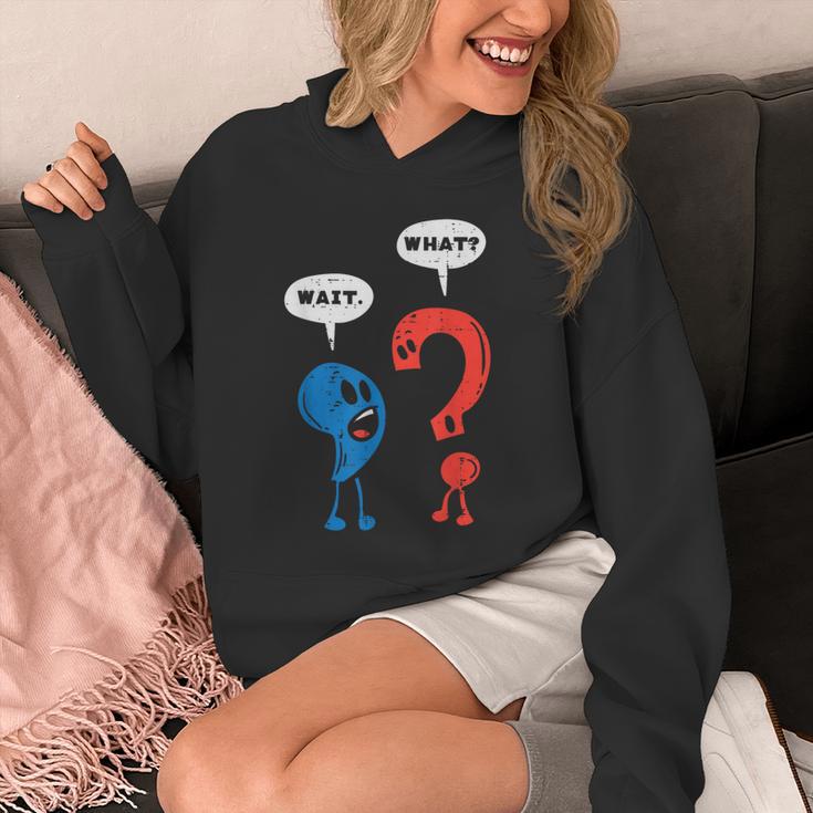 Wait What Comma Question Mark Reading Book Lover Teacher Unisex Hoodie