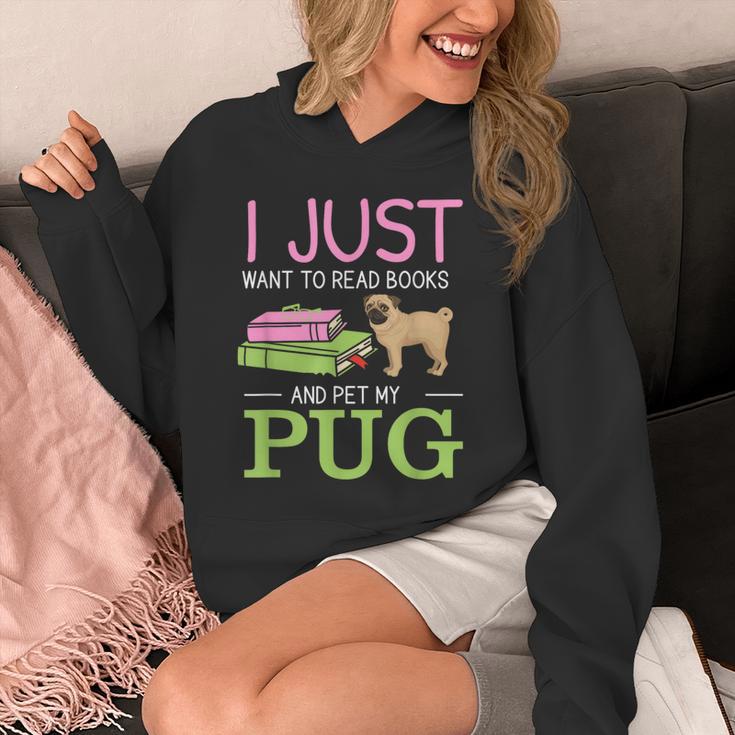Want To Read Books Pet My Pug Dog Lover Pug Owner Unisex Hoodie Want To Read Books Pet My Pug Dog Lover Pug Owner Unisex Hoodie