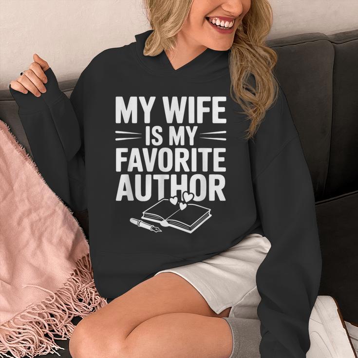 My Wife Is My Favorite Author Book Lover Unisex Hoodie