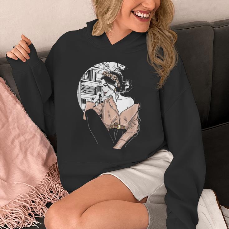 Woman Bookworm Reading Books Library Literature Read Book Unisex Hoodie