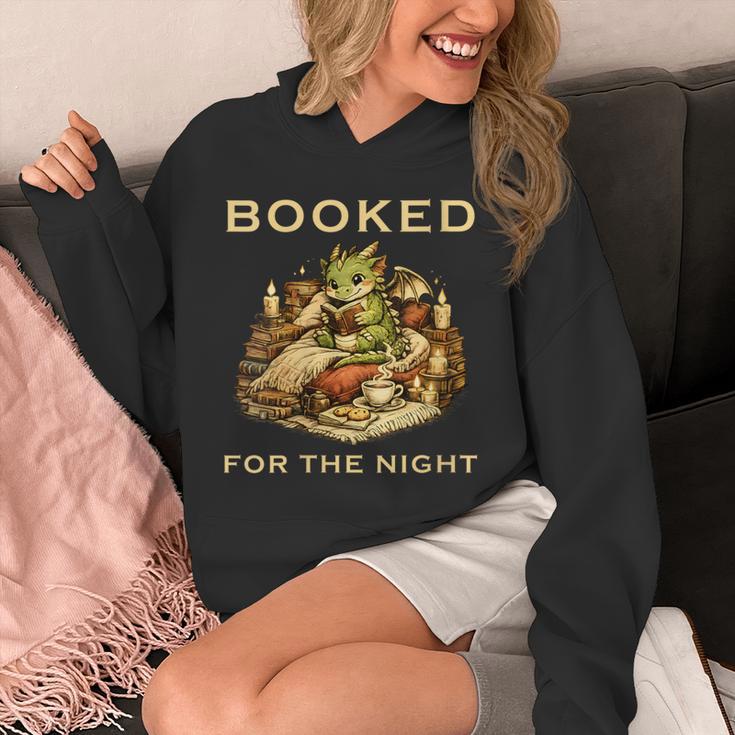 Women's Booked For The Night Dragon Book Reader Unisex Hoodie