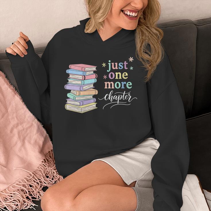 Women's Just One More Chapter Cozy Pastel Bookworm Cute Book Reader Unisex Hoodie Women's Just One More Chapter Cozy Pastel Bookworm Cute Book Reader Unisex Hoodie