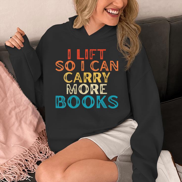 Women's I Lift So I Can Carry More Books Reading Lovers Workout Unisex Hoodie Women's I Lift So I Can Carry More Books Reading Lovers Workout Unisex Hoodie
