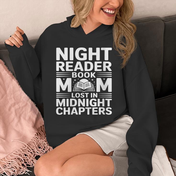 Women's Night Reader Book Mom Lost In Midnight Chapters Unisex Hoodie Women's Night Reader Book Mom Lost In Midnight Chapters Unisex Hoodie