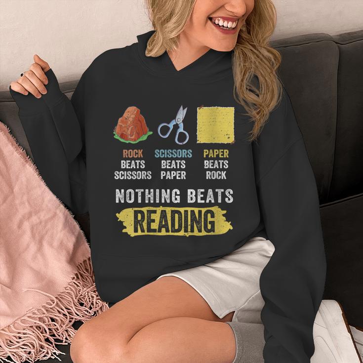 Women's Nothing Beats Reading Book Librarian Across America Kids Unisex Hoodie