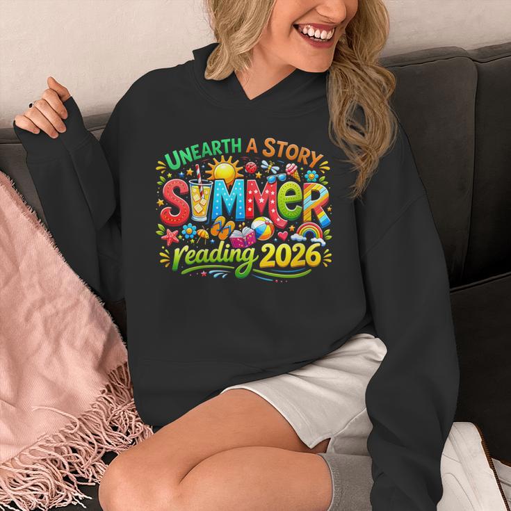 Women's Unearth a Story Summer 2026 Summer Reading Program Book Unisex Hoodie