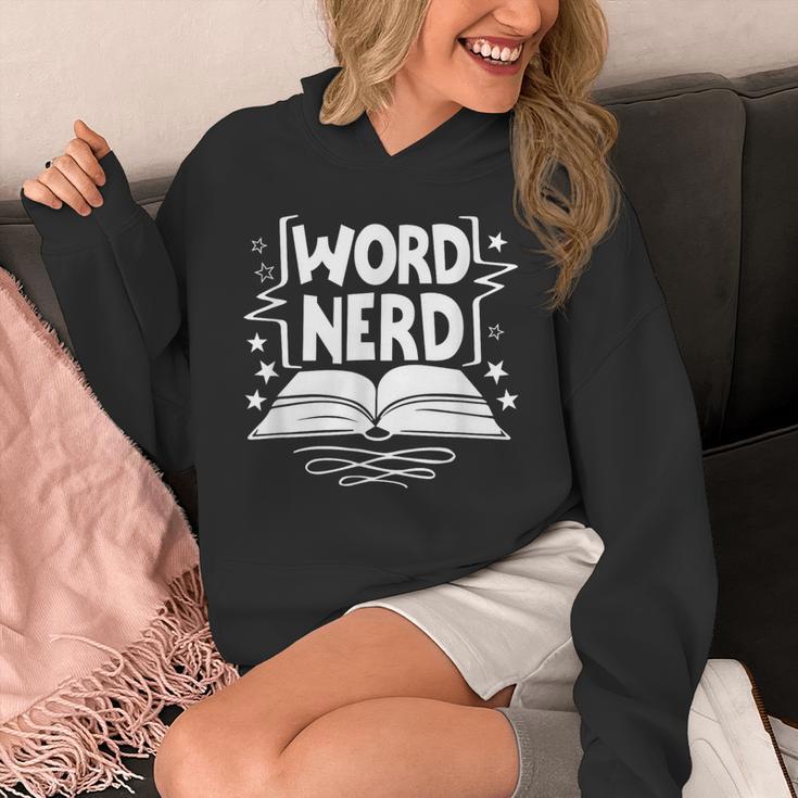 Word Nerd Reading Book Lover Bookworm Bookish Librarian Unisex Hoodie