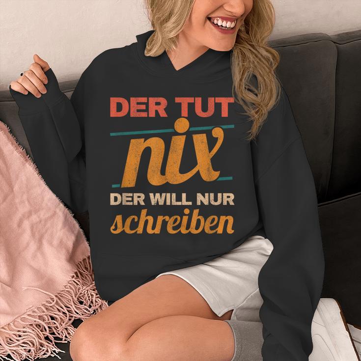 Writer Book Author Saying Schreiber Bloggen Author Unisex Hoodie