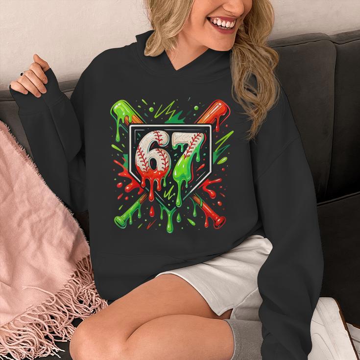 Xmas Baseball Six Seven 67 Meme Ice Cream Drip Men Women Unisex Hoodie