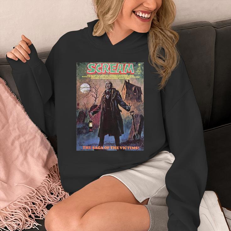 Zombie Halloween Horror Vintage Comic Book Retro Scary Unisex Hoodie