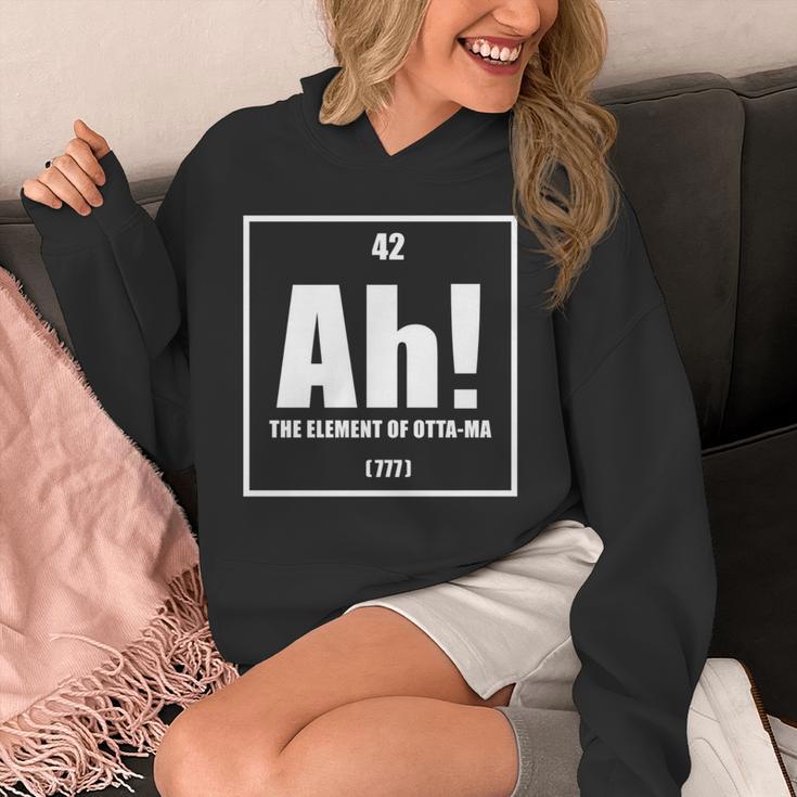 おったま Ah 元素デザイン おもしろ理系 サプライズ要素 42 ナンバー グラフィック 長袖tシャツ パーカー