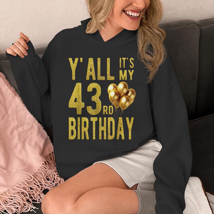 みんな私の43歳の誕生日面白いハッピー43歳の誕生日 パーカー