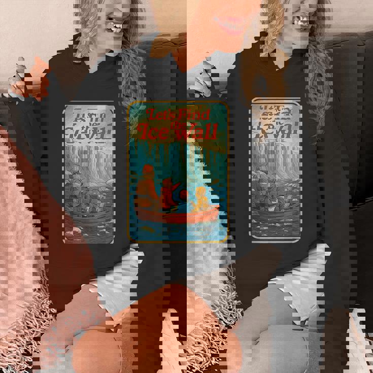 アイスウォールを見つけよう-ファニーフラットアース パーカー