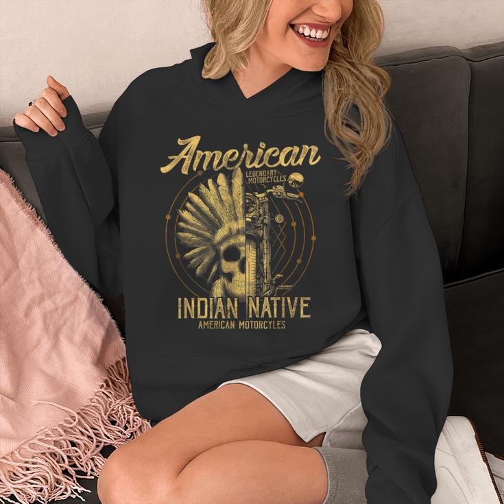 アメリカンインディアン ネイティブ服 伝説のバイクギフト パーカー