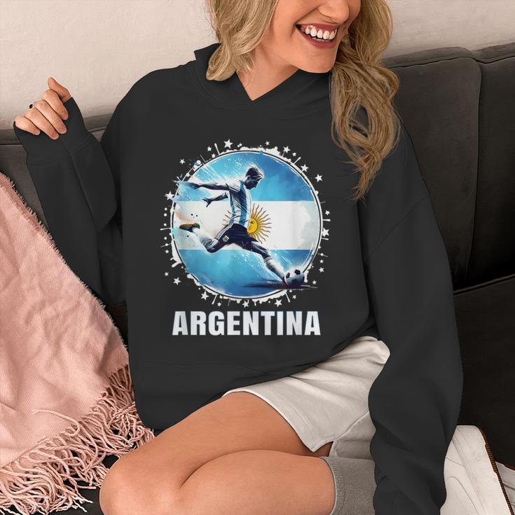 アルゼンチン選手のためのアルゼンチンシャツ レトロ ボーイズ アルゼンチン パーカー