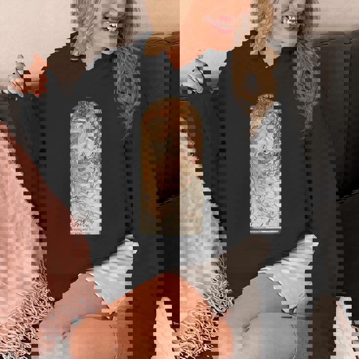 アルフォンス・マリア・ミュシャの季節 春 パーカー