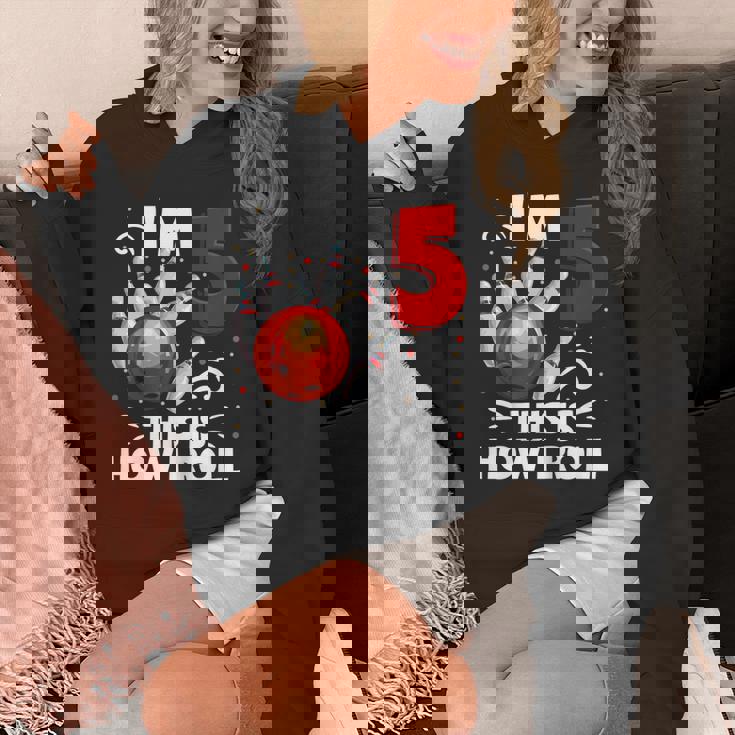 キッズ 5歳の誕生日 男の子 ボウリング This Is How I Roll 5歳 パーカー