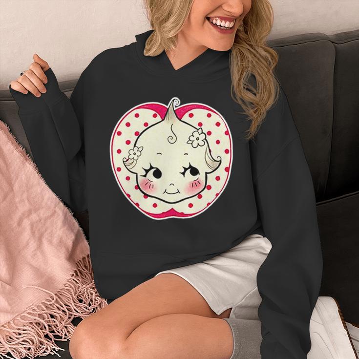 キューピー 赤ちゃん りんご 水玉 長袖tシャツ パーカー