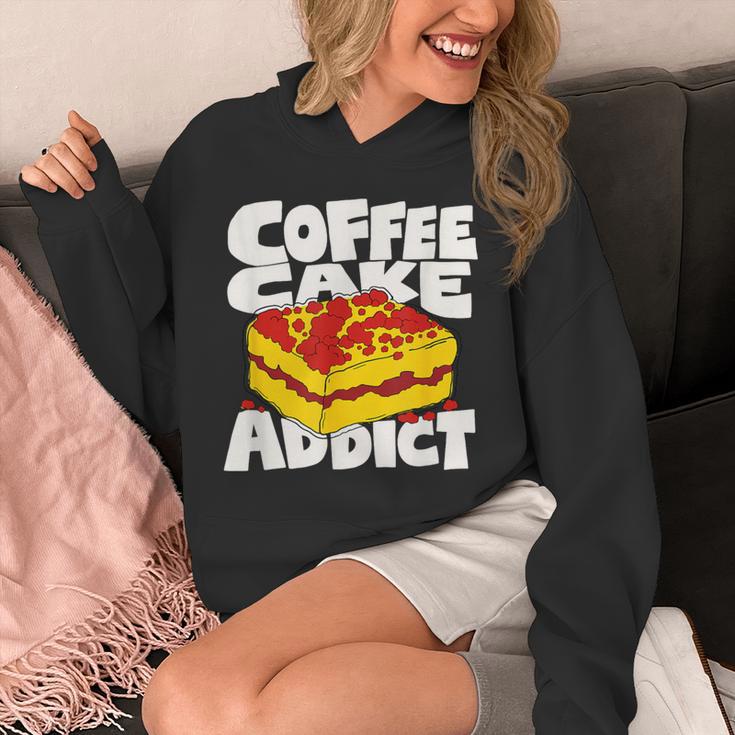 コーヒーケーキ好きのレトロなグラフィック。 パーカー
