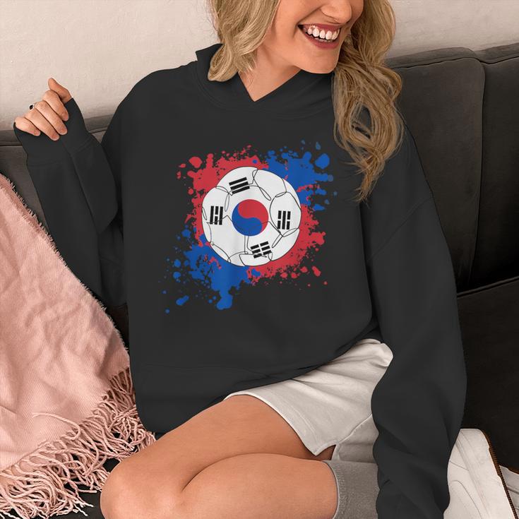 サッカーボール 韓国国旗付き パーカー