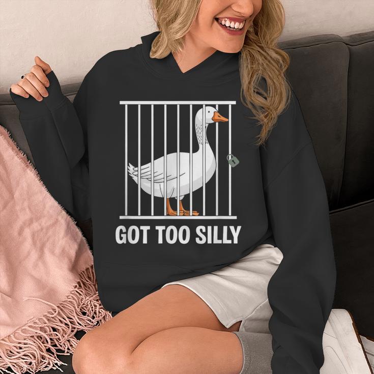 シリー・グースtシャツバカになりすぎた パーカー