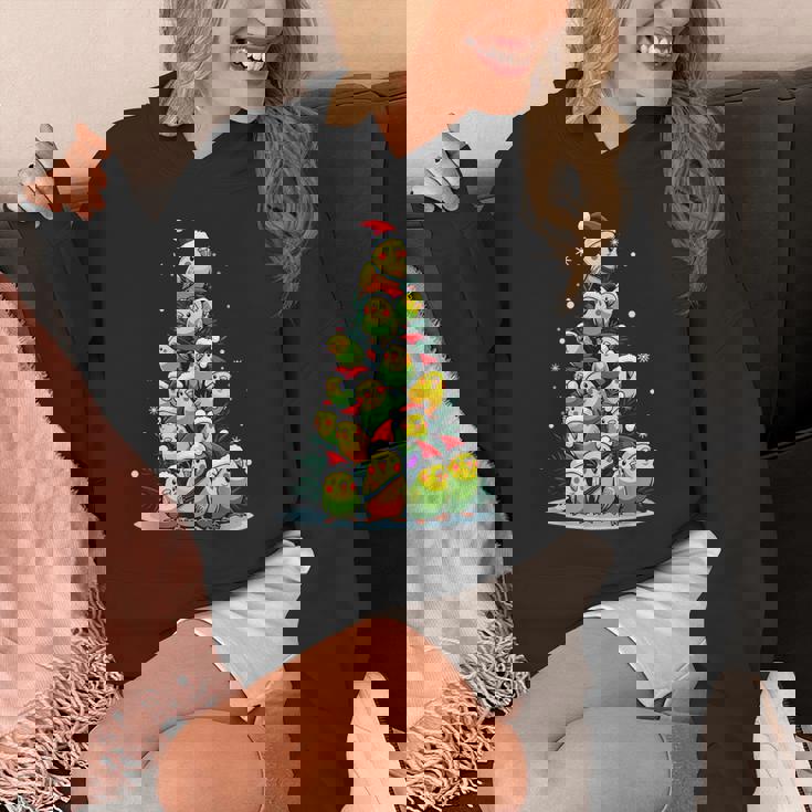 セキセイインコのクリスマス ツリー 面白いセキセイインコ ホリデー セキセイインコ パーカー