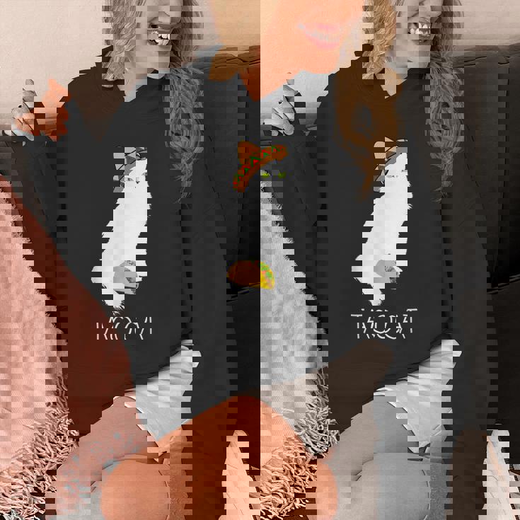 タコキャット-楽しい猫の回文 パーカー