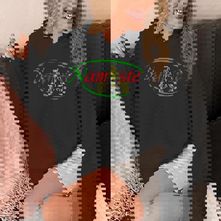 ナマステとラスタカラーヨガ。 パーカー