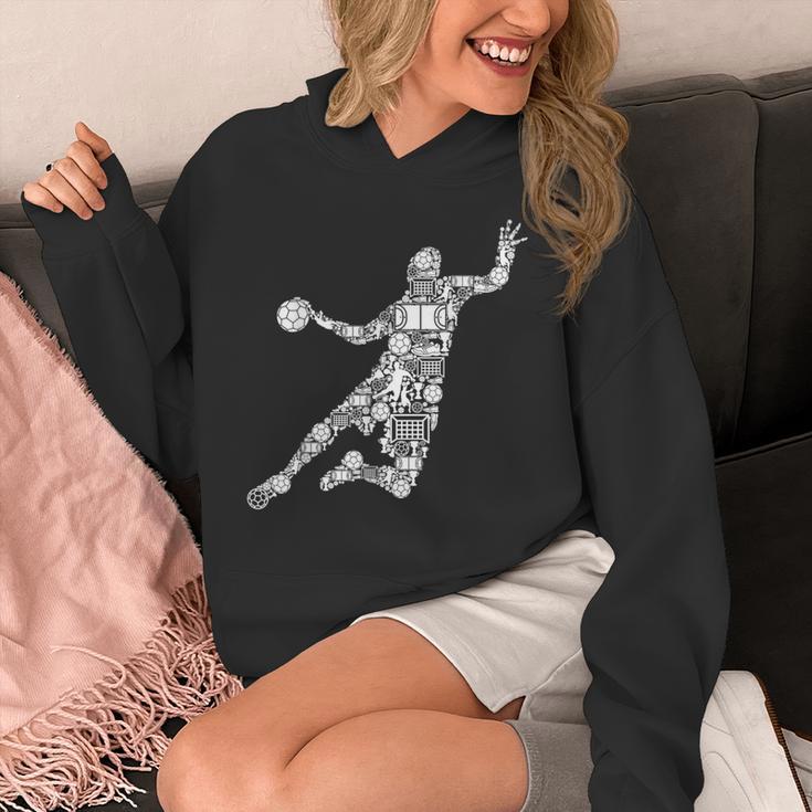 ハンドボール選手男子キッズ男子 パーカー