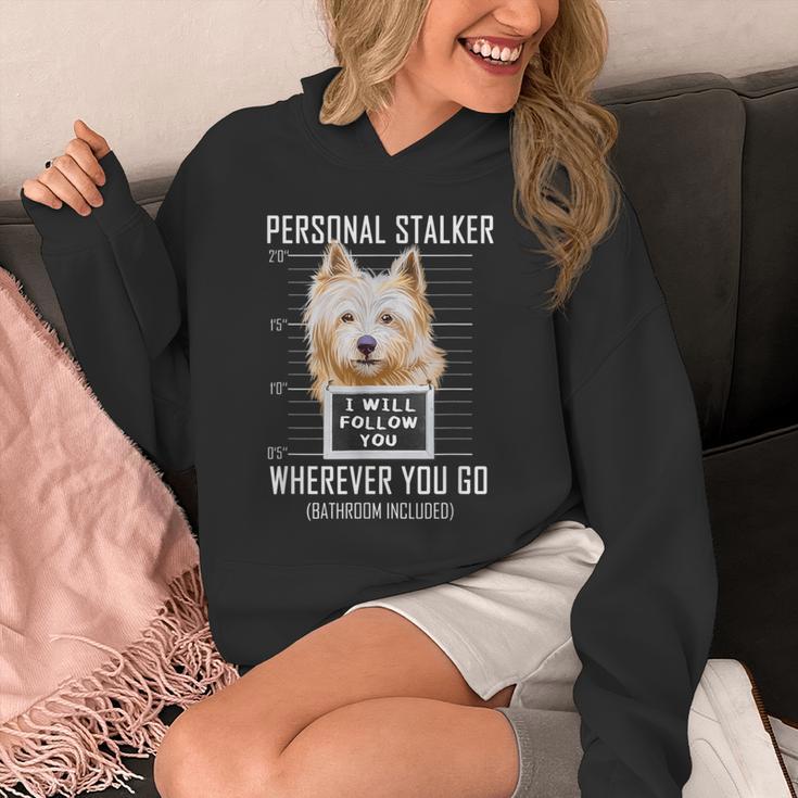 パーソナルストーカー犬ノーリッチテリア私はあなたに従います Norwich Terrier Dog パーカー