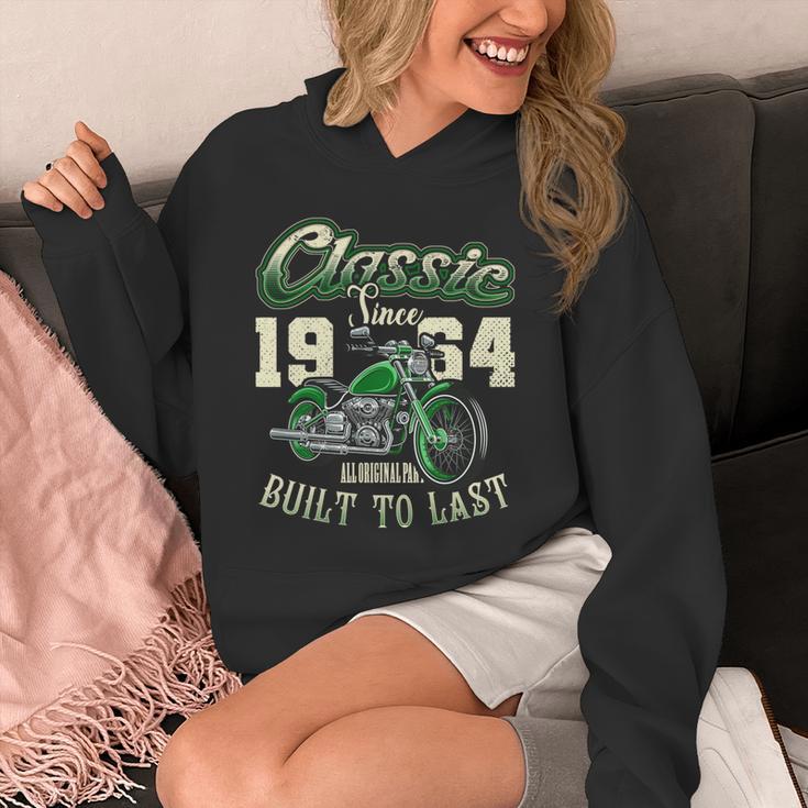 ビンテージ バイク バイカー バイクの誕生日 1964 年生まれ 長袖tシャツ パーカー