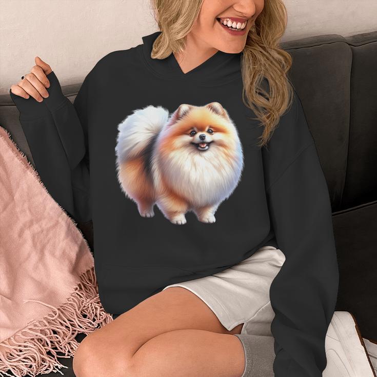ポメラニアン犬 長袖tシャツ パーカー