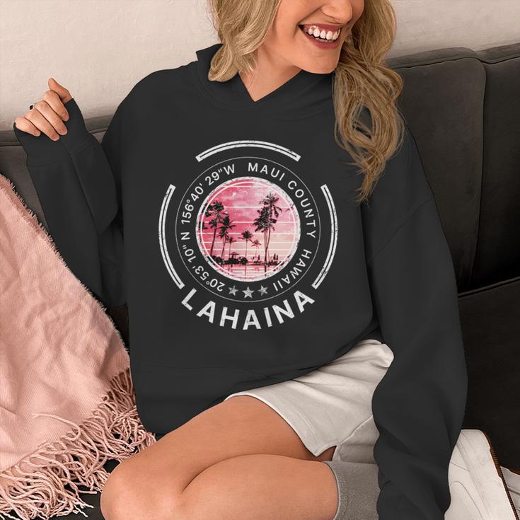 ラハイナ マウイ ハワイ レトロ 長袖tシャツ パーカー