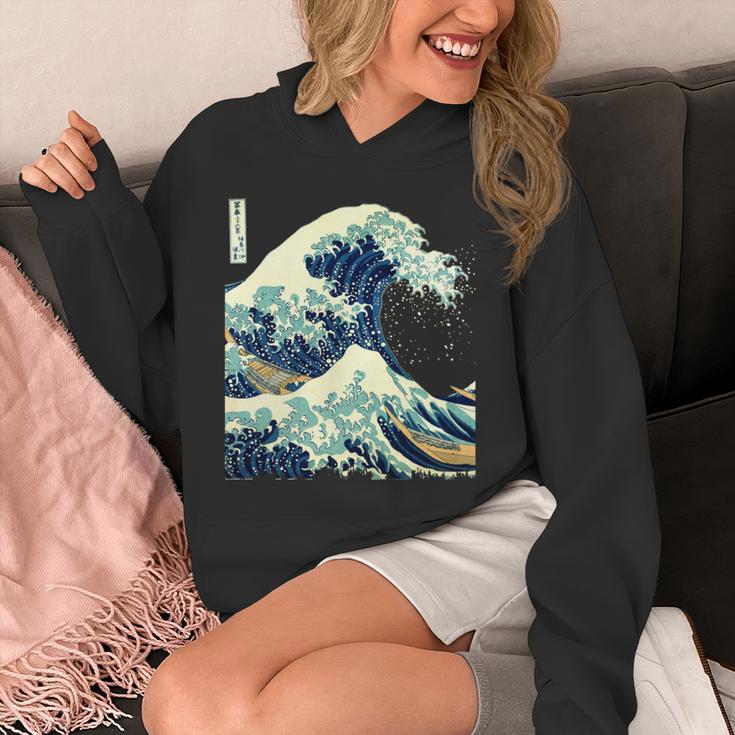 大波 葛飾北斎 名画 おしゃれ 長袖tシャツ パーカー