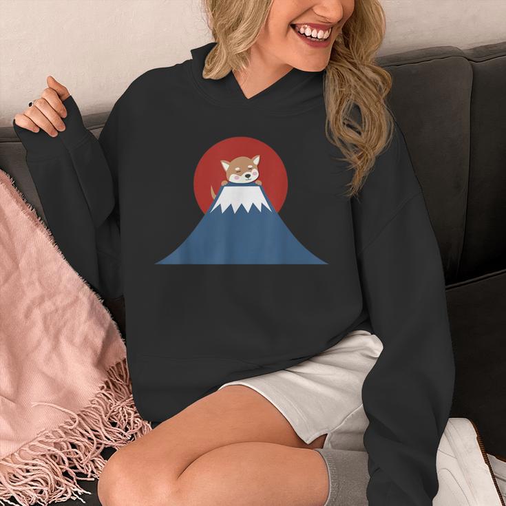 富士山柴犬tシャツ 日本犬ジャパンtシャツ カワイイ パーカー