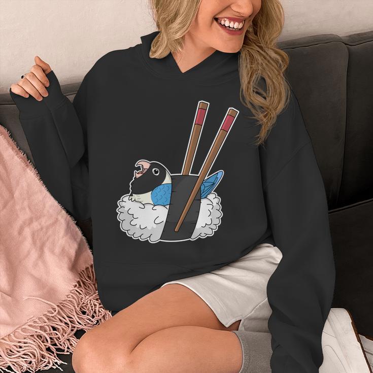寿司ロール オウム I Kawaii Food I Blue-Masked Lovebird 長袖tシャツ パーカー