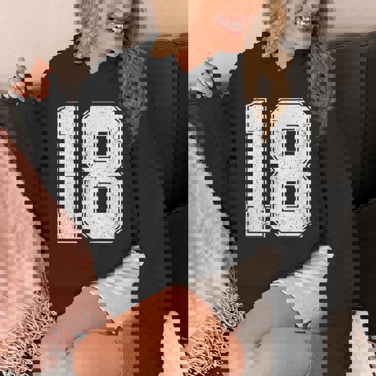 番号18シャツ、番号付き ヴィンテージ 18歳の誕生日 パーカー